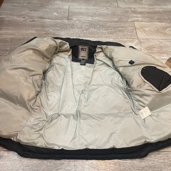 Vintage Y2K SP2K Southpole Down Puffer Parka Jacket L - Picture 3 of 9